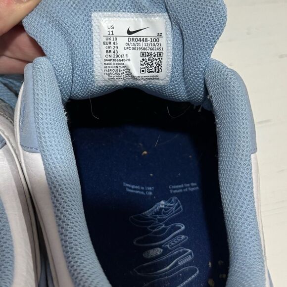 EUC Men’s Nike Air Force 1 Premium Blueprint sz 11 - Picture 7 of 8